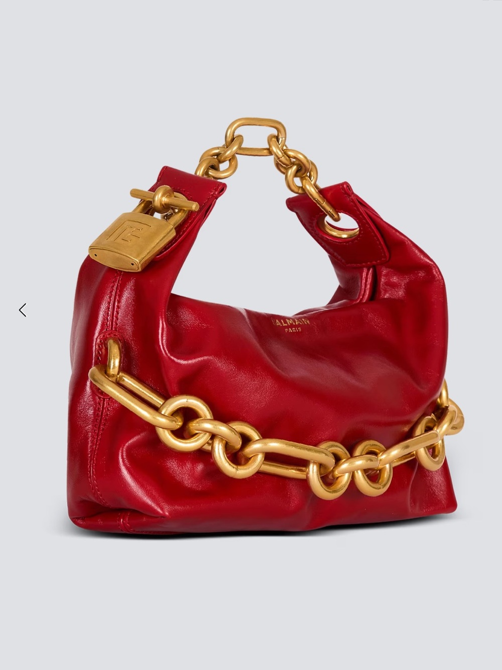 Balmain Sync Mini bag in Red